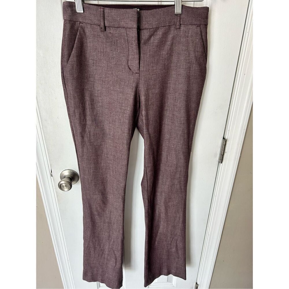 Express red burgundy dress pants work attire size 4R